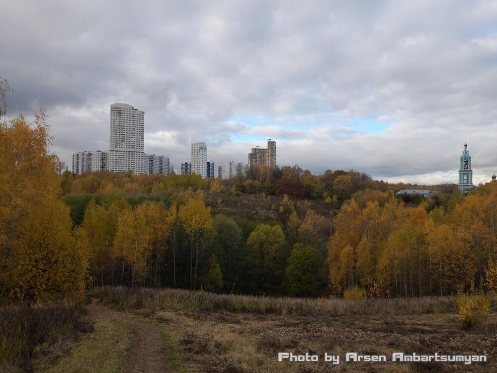 Вид на Москву с Крылатских холмов
